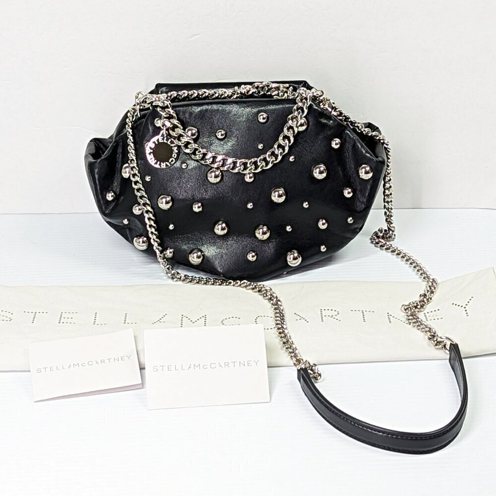 Stella McCartney Falabella Women's Clutch Shoulder Bag in Black (MSRP $1,595) - Picture 3 of 13